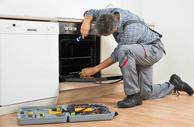 fixing broken dishwasher